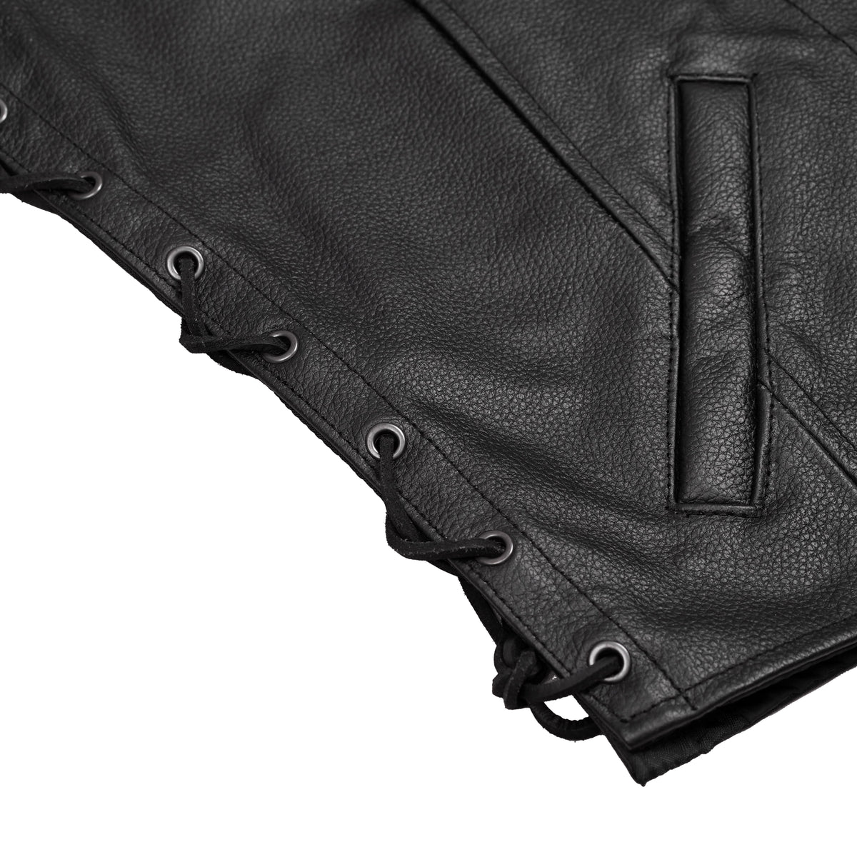 Clara Women's leather motorcycle vest - view 9