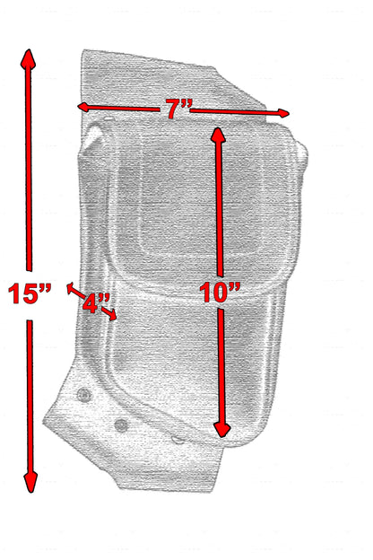 Crash Bar Bag - Left Side - view 2