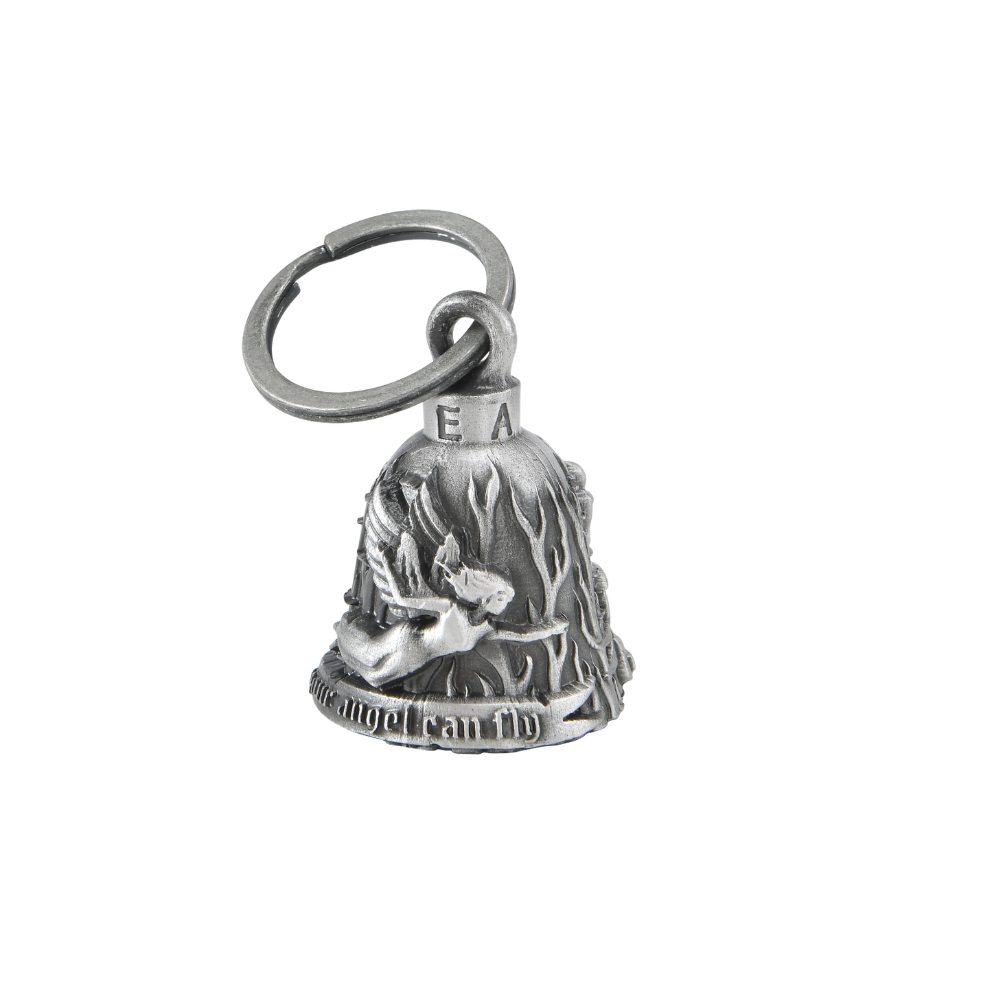 Dream Apparel Never Ride Faster than your Angel can Fly Motorcycle Bell for Good Luck 3-D