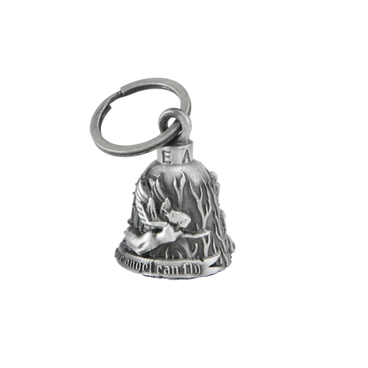 Dream Apparel Never Ride Faster than your Angel can Fly Motorcycle Bell for Good Luck 3-D