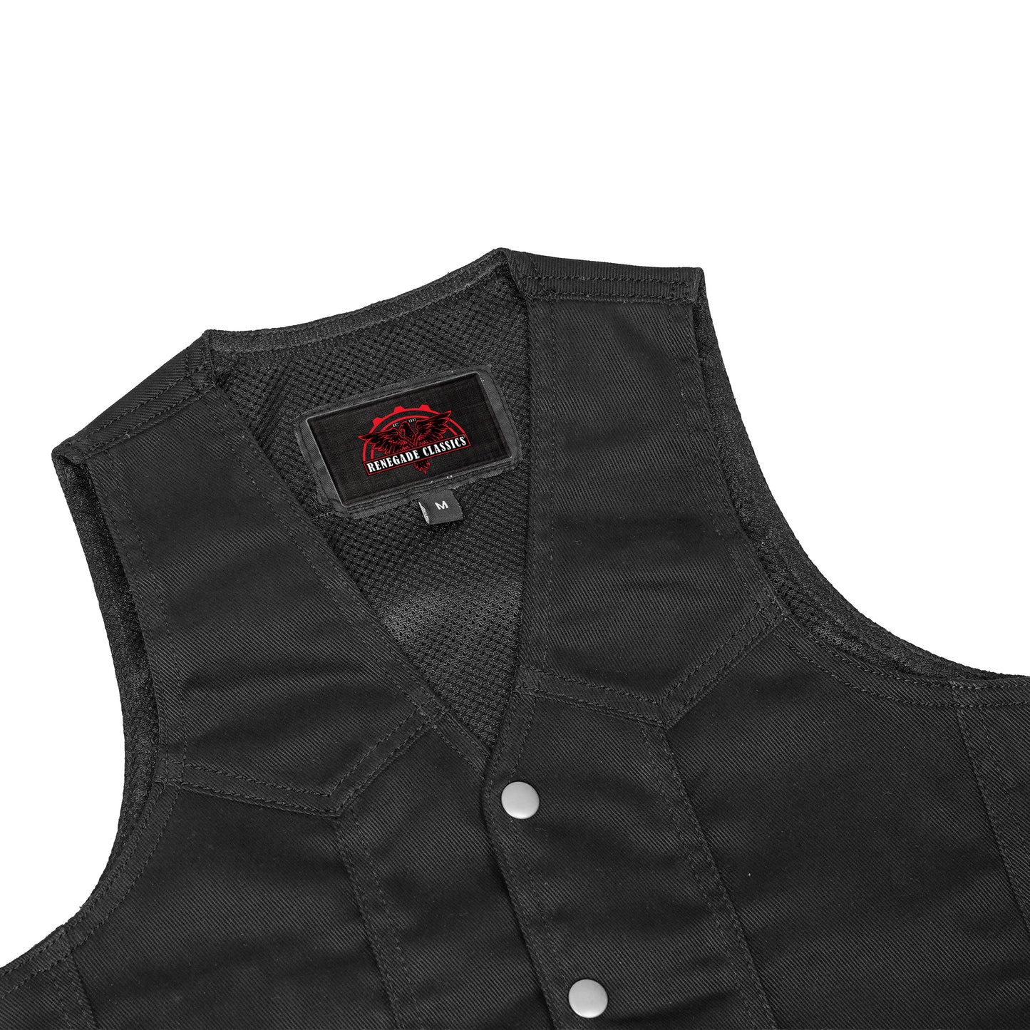 Kid's Denim Plain Side Vest