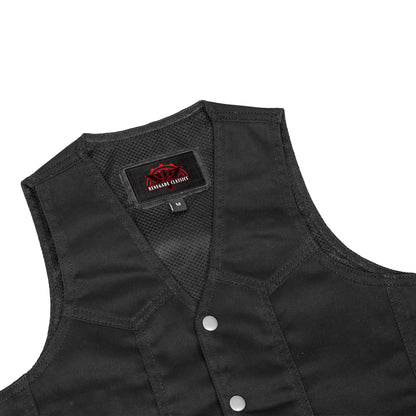 Kid's Denim Plain Side Vest