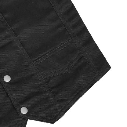 Kid's Denim Plain Side Vest