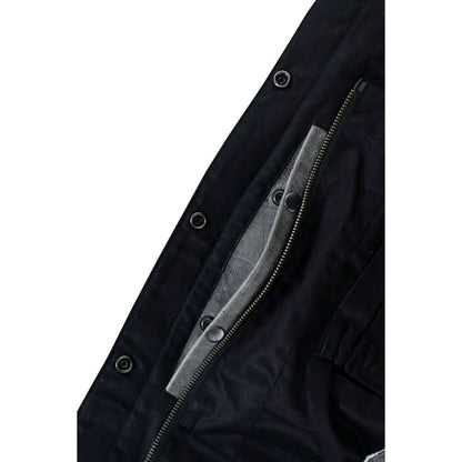 Men's Distressed Gray Cowhide Leather  Motorcycle Vest