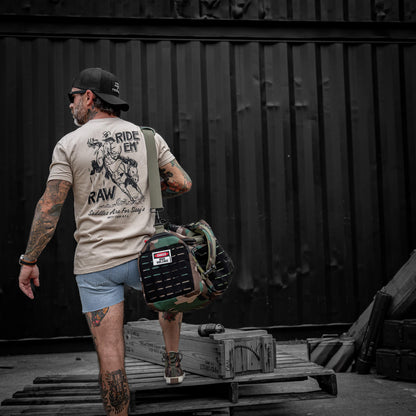 Ride 'Em Raw - Saddles Are For Sissy's Men's T-Shirt