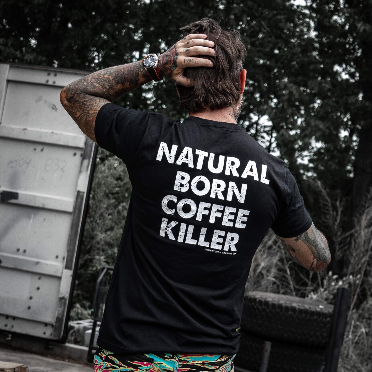 Natural Born Coffee Killer Men's T-Shirt