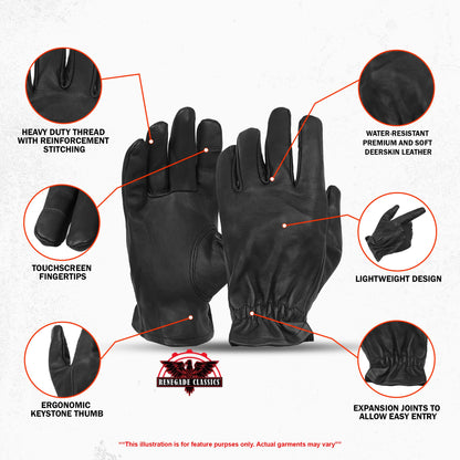 Deerskin Unlined Glove - view 2