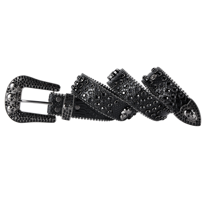 Dream Apparel Premium Strap Men Women Western Fashion Bling Bling Rhinestone Crystal Diamond Belts
