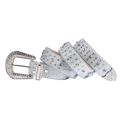 Dream Apparel Premium Straps Men Women Western Fashion Bling Bling Rhinestones Crystal Diamond Belt