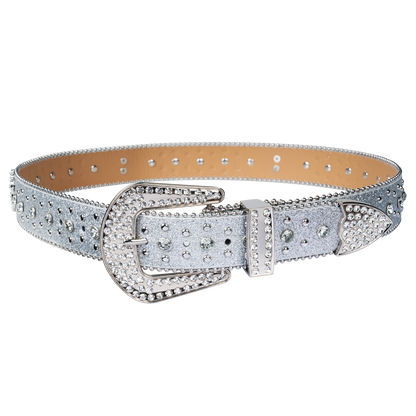 Dream Apparel Premium Straps Men Women Western Fashion Bling Bling Rhinestones Crystal Diamond Belt