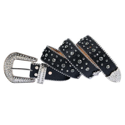Dream Apparel Premium Straps Women Western Fashion Bling Bling Rhinestones Crystal Diamonds Belt