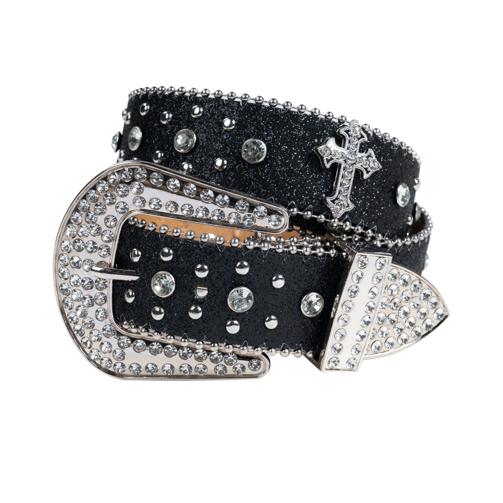 Dream Apparel Premium Straps Women Western Fashion Bling Bling Rhinestones Crystal Diamonds Belt