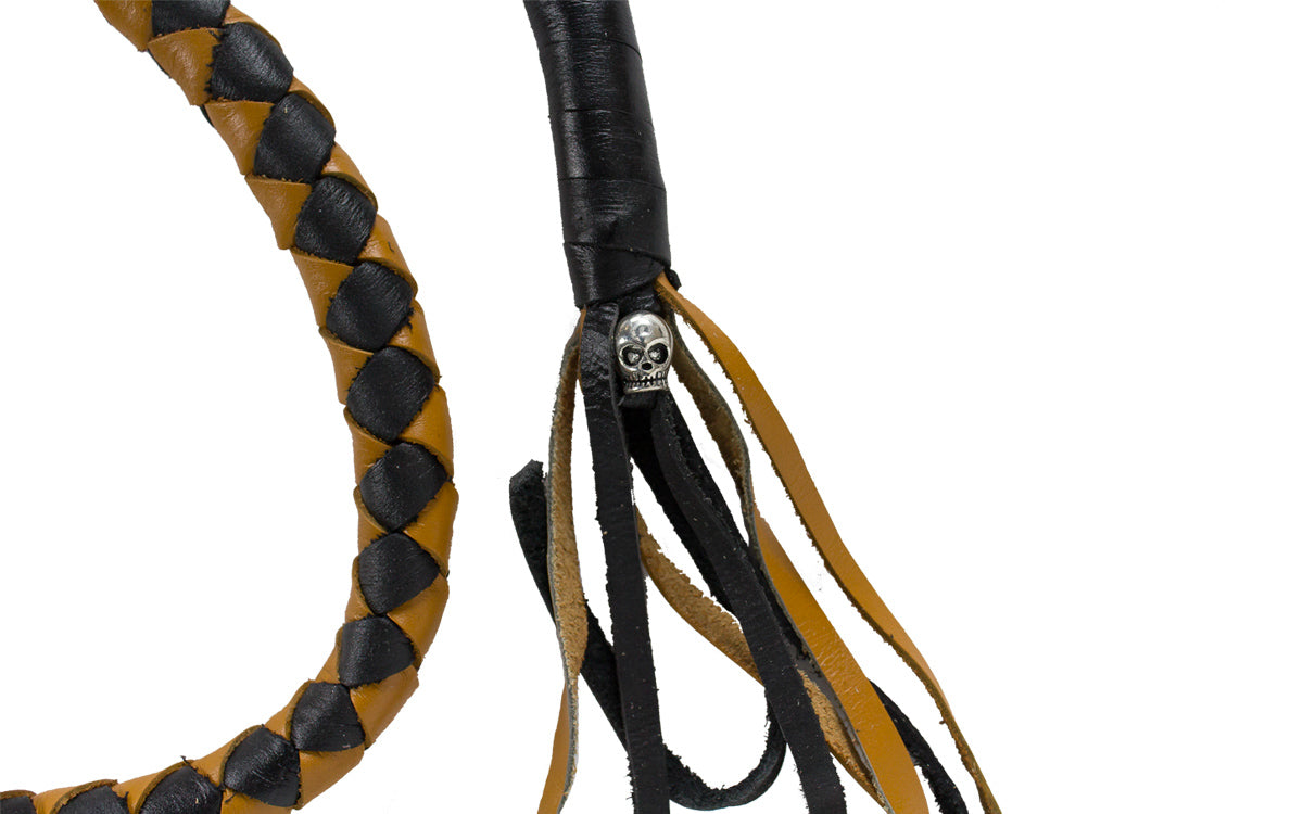 Black & Brown Get Back Whip For Motorcycles