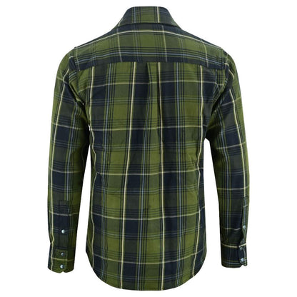 Green forest Men's Outdoor Green Flannel Shirt - view 6