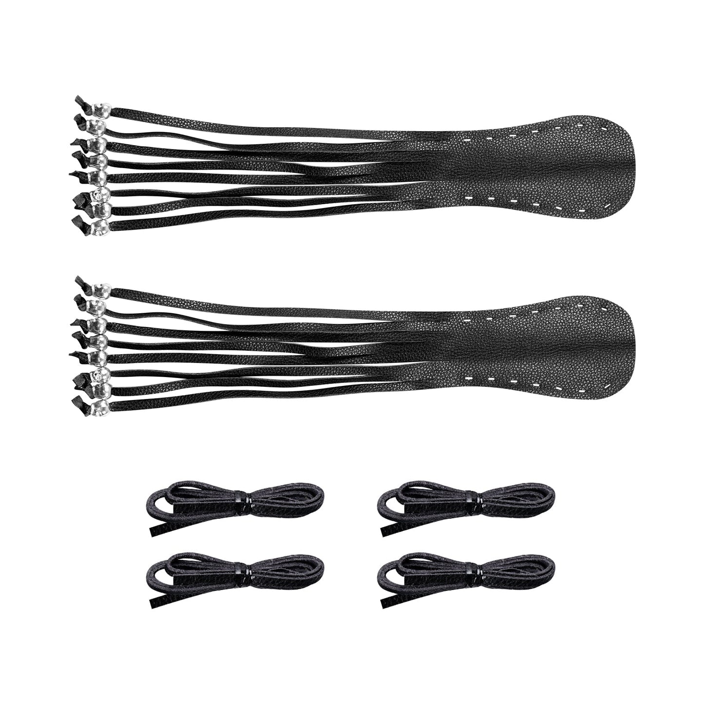 Dream Apparel Heavy Duty Leather Motorcycle Skull Fringed Black Brake Clutch Lever Grip Lever Cover