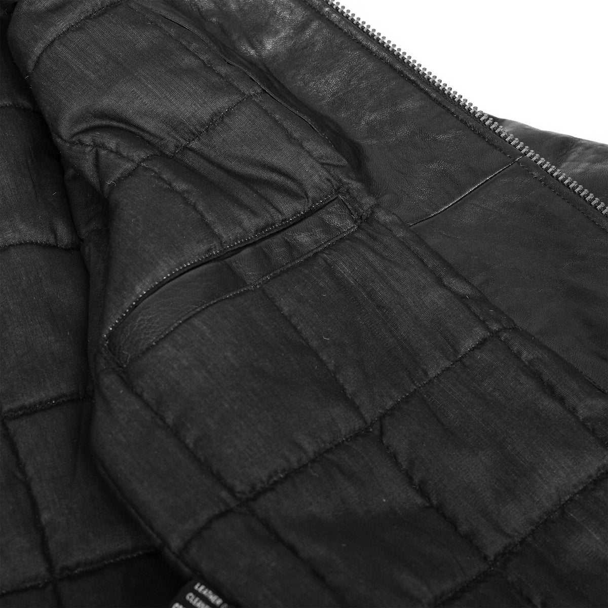 Men's Black Drum Dyed New Zealand Lambskin Jacket - view 7