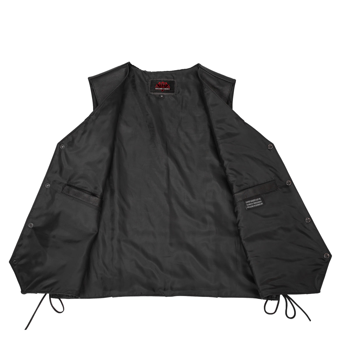 Men's Side Lace Economy Vest - Black - view 5