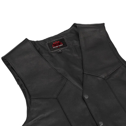 Men's Side Lace Economy Vest - Black - view 7