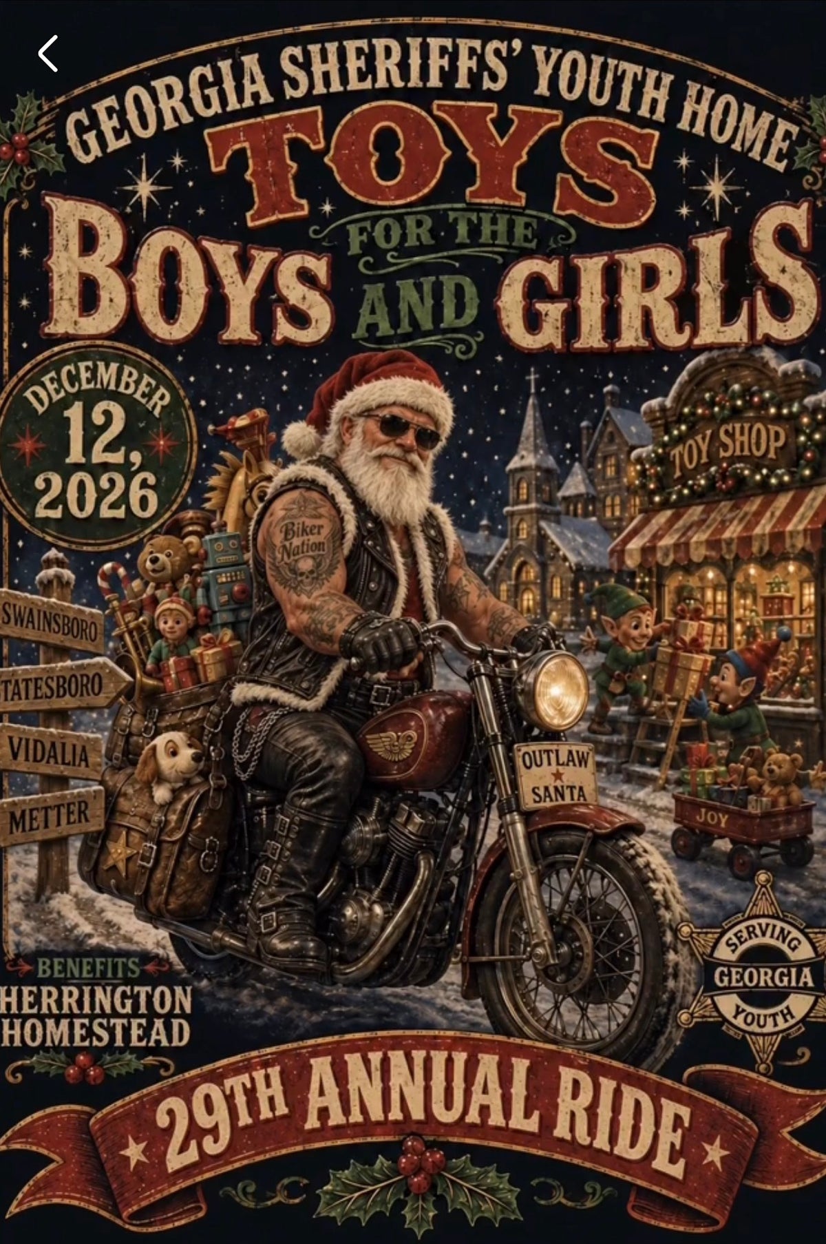 29th Annual Toys for the Boys and Girls Ride