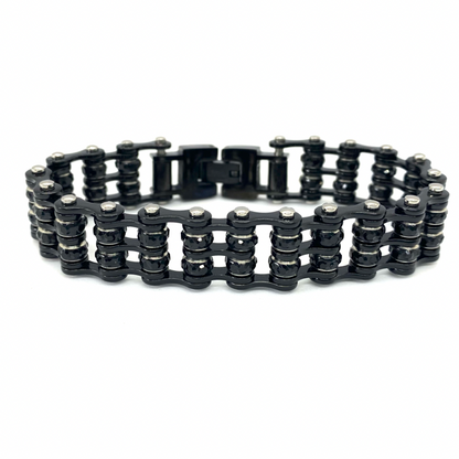 SK2801  DOUBLE  Mini Size Black with black crystal