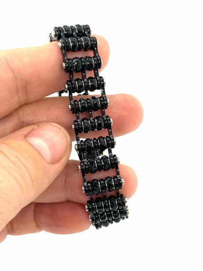 SK2801  DOUBLE  Mini Size Black with black crystal