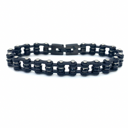 SK2802  Mini Size Black with black crystal center -