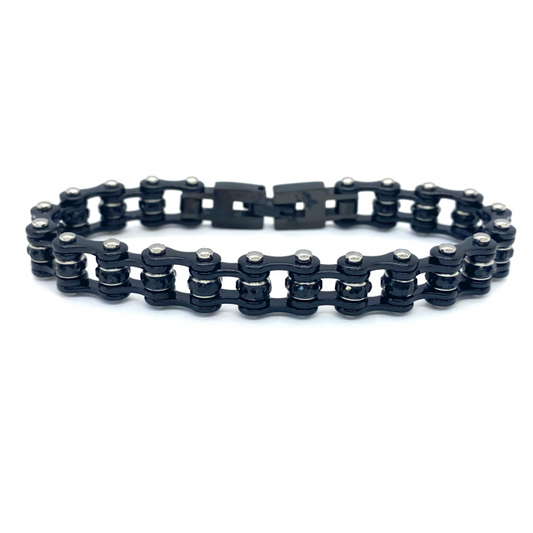 SK2802  Mini Size Black with black crystal center -