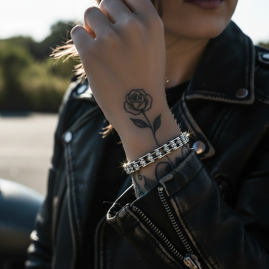 SK2005 Silver Crystal Bracelet