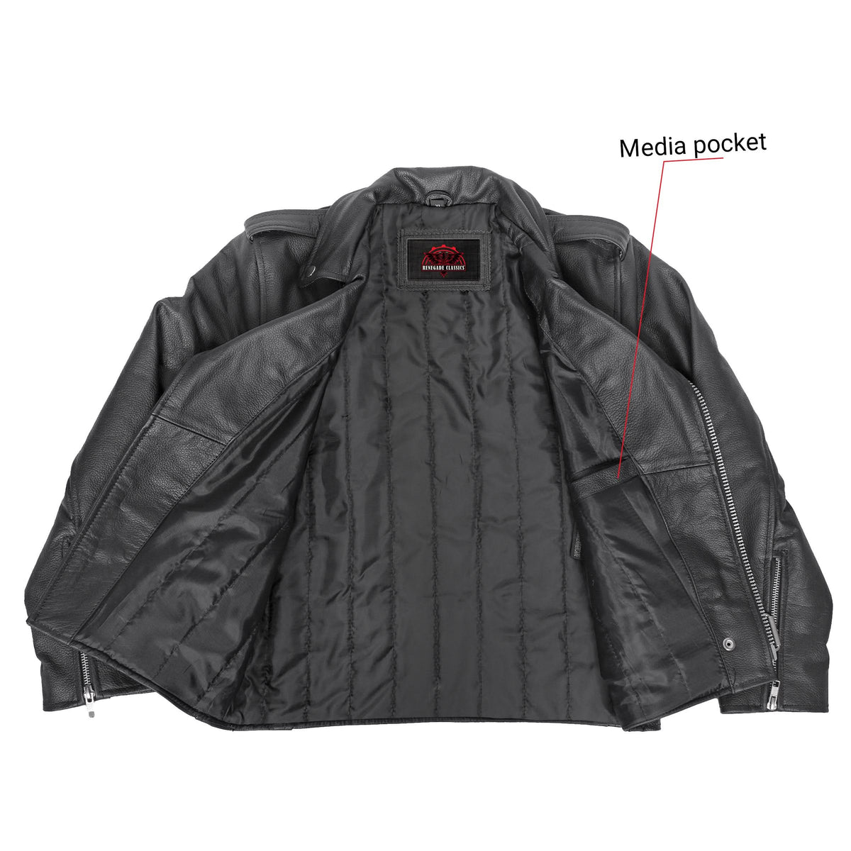 Kid's Traditional Style M/C Jacket - view 5