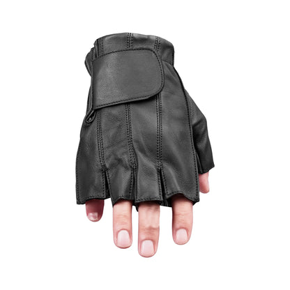 Men's Tough Deer Skin Fingerless Glove - view 5