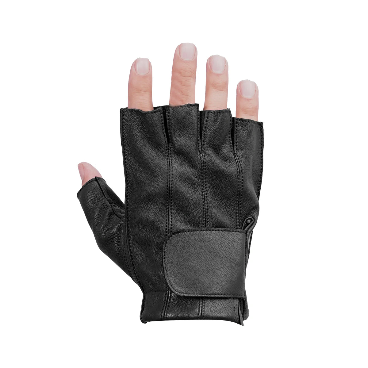Men's Tough Deer Skin Fingerless Glove - view 7