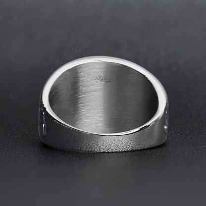 United States Military Black Stone Women's Army Ring