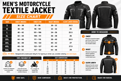 Dream Apparel Mens Motorcycle jacket Hi Vis Neon Flourecent Color, Armored Protective Round Neck