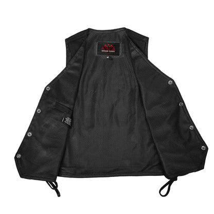 Kid's Denim Side Lace Vest - view 6