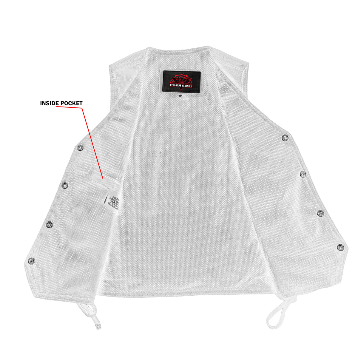 Kid's Denim Side Lace Vest - view 7