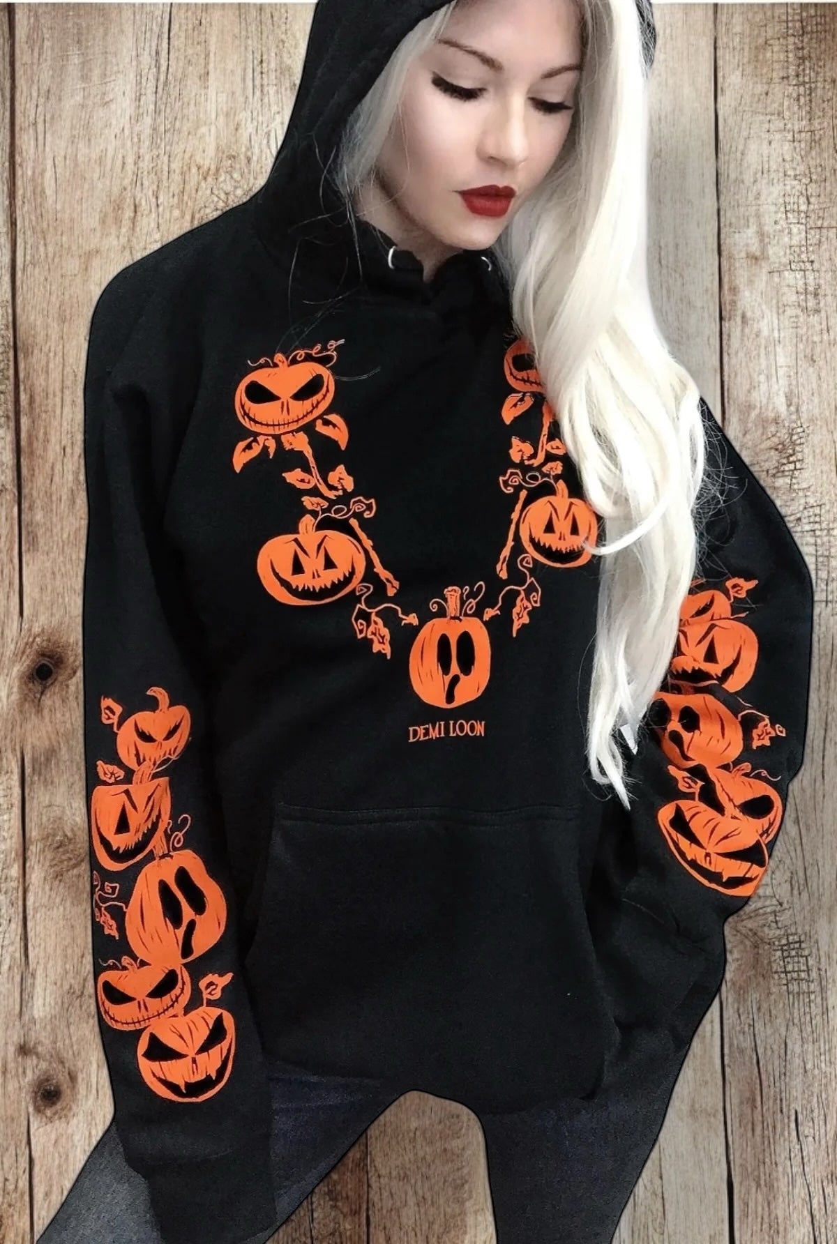 *RESTOCKED!* Pumpkin Halloween Boyfriend Fit Oversized Hoodie