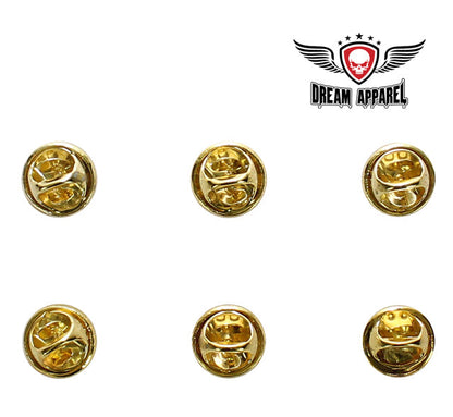 1" Golden American Flag Pin