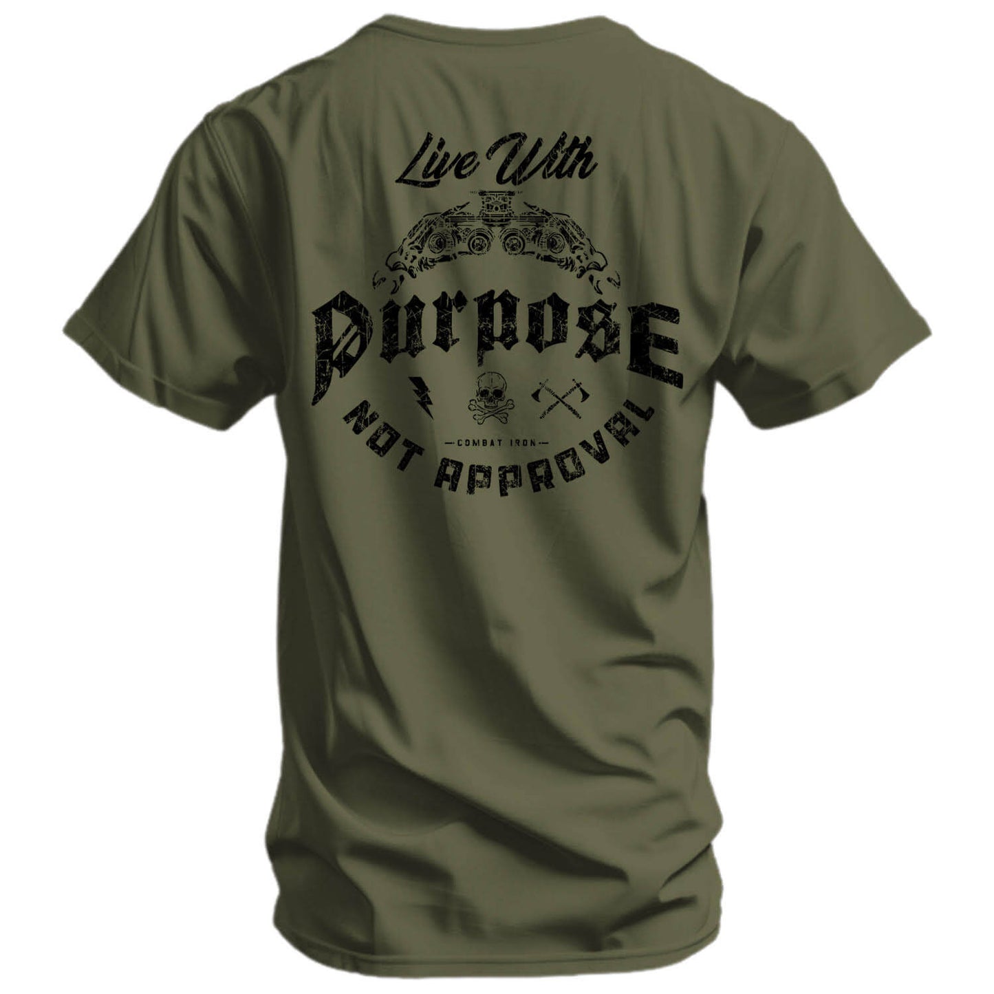 Live With Purpose. Not Approval Men's T-Shirt