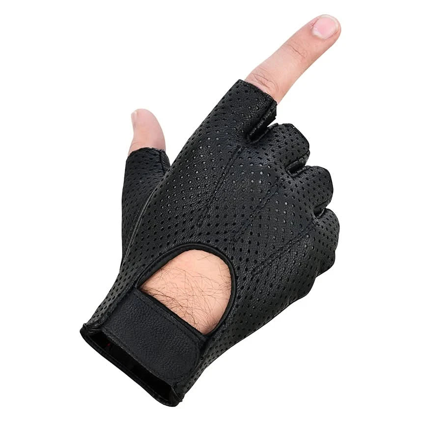 Perforated Fingerless Glove - view 5
