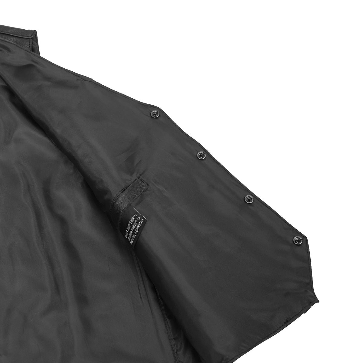 Men's Plain Side Economy Vest - Black - view 6