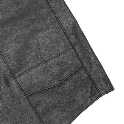 Men's Plain Side Economy Vest - Black - view 7