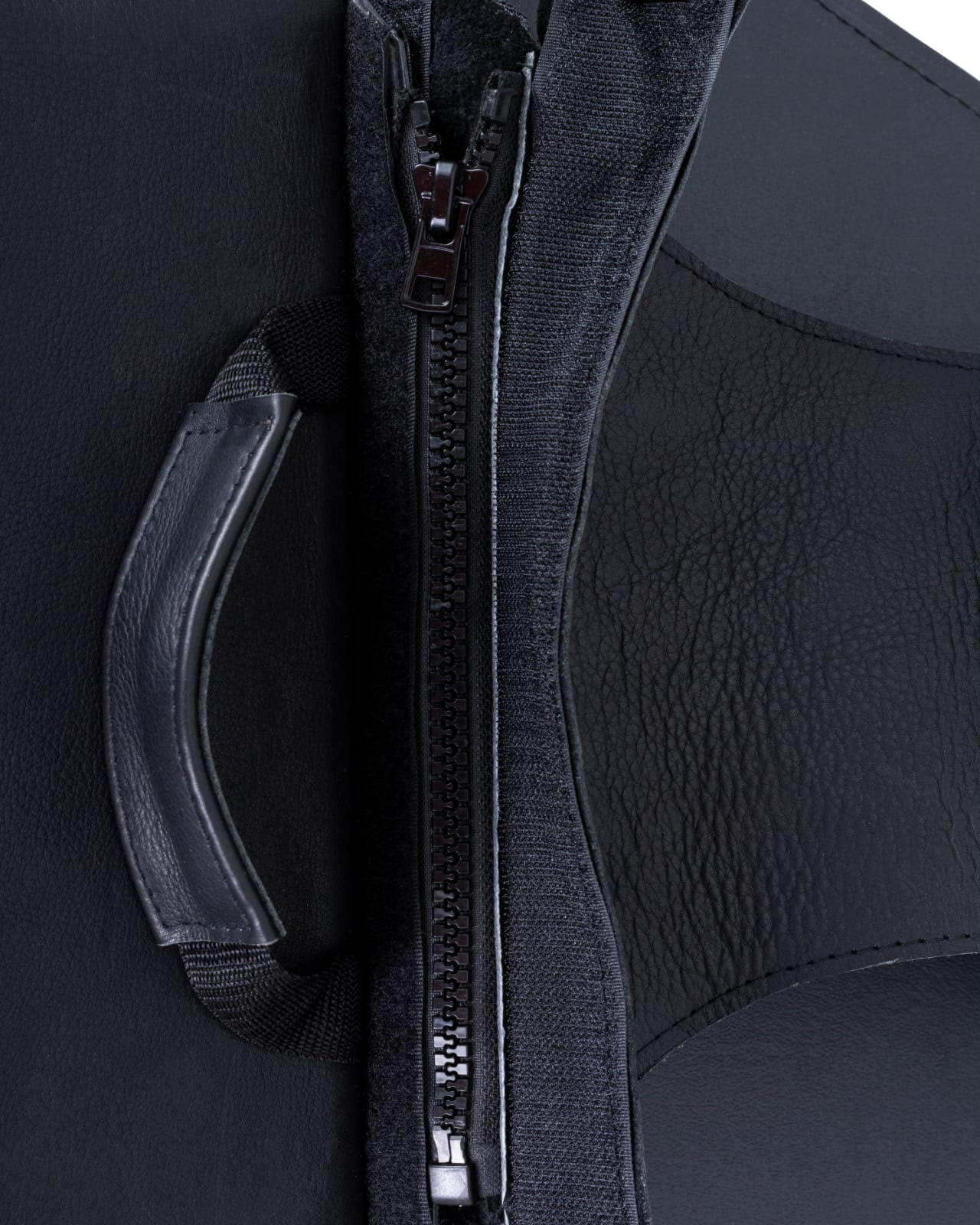 Dream Apparel Black Motorcycle Leather Saddlebags with Studs