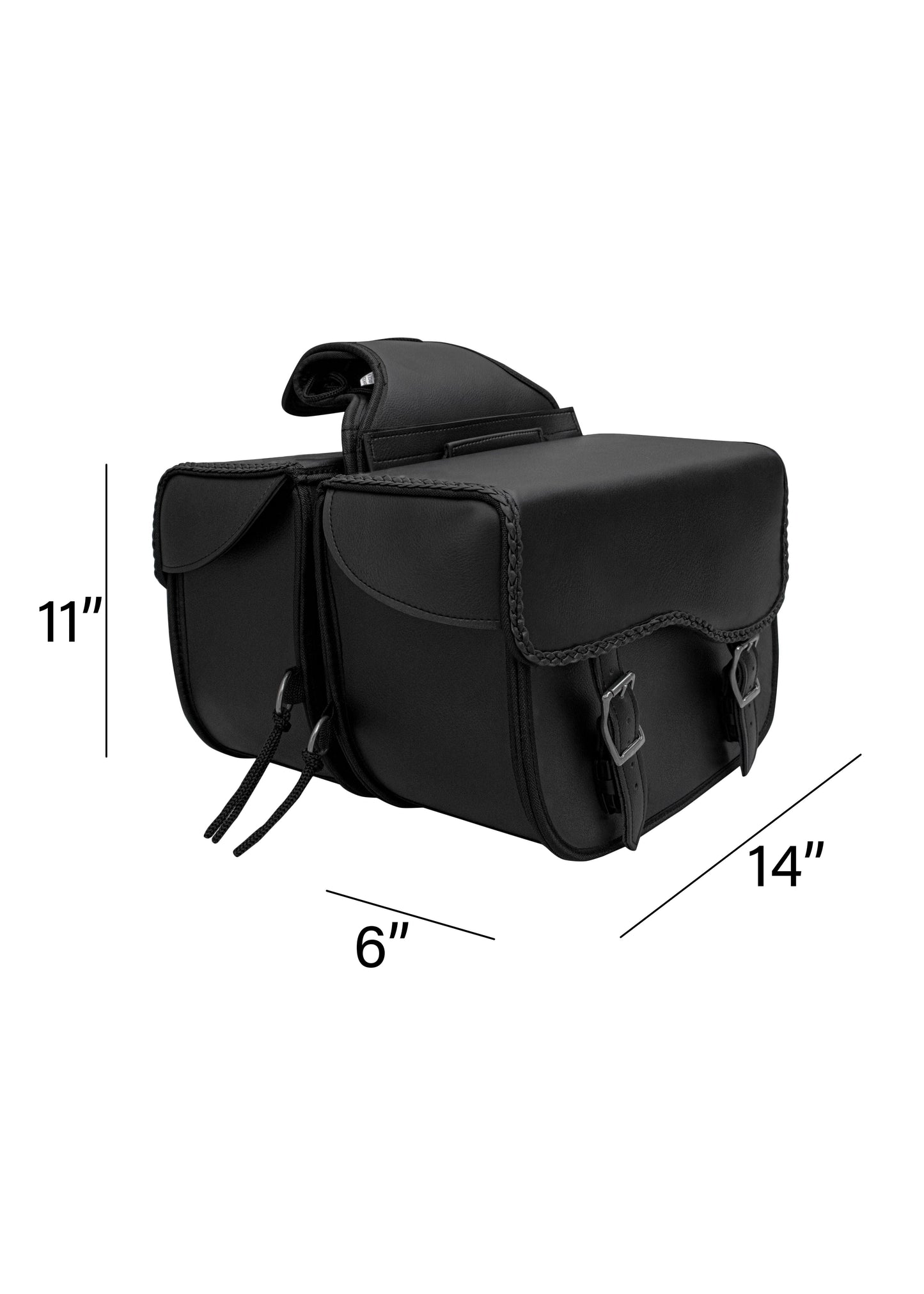 Dream Apparel No Stud Motorcycle Saddlebag