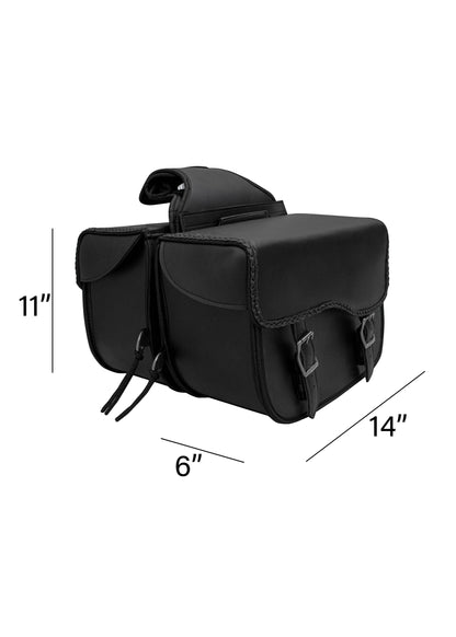 Dream Apparel No Stud Motorcycle Saddlebag