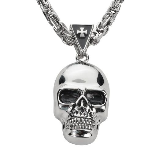 SK1422 Skull 3" Tall with Chain