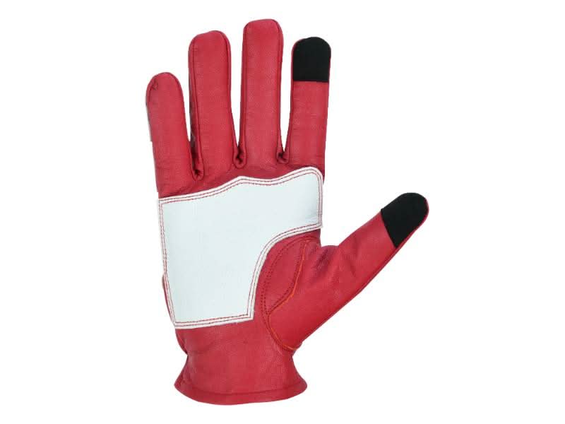 Skeletal Grip Red and White Skeleton Design Riding Glove - view 5