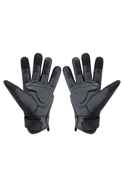 Dream Apparel Men’s Leather Motorcycle Gloves Perforated Leather Internal EVO-Mould Knuckle Protect