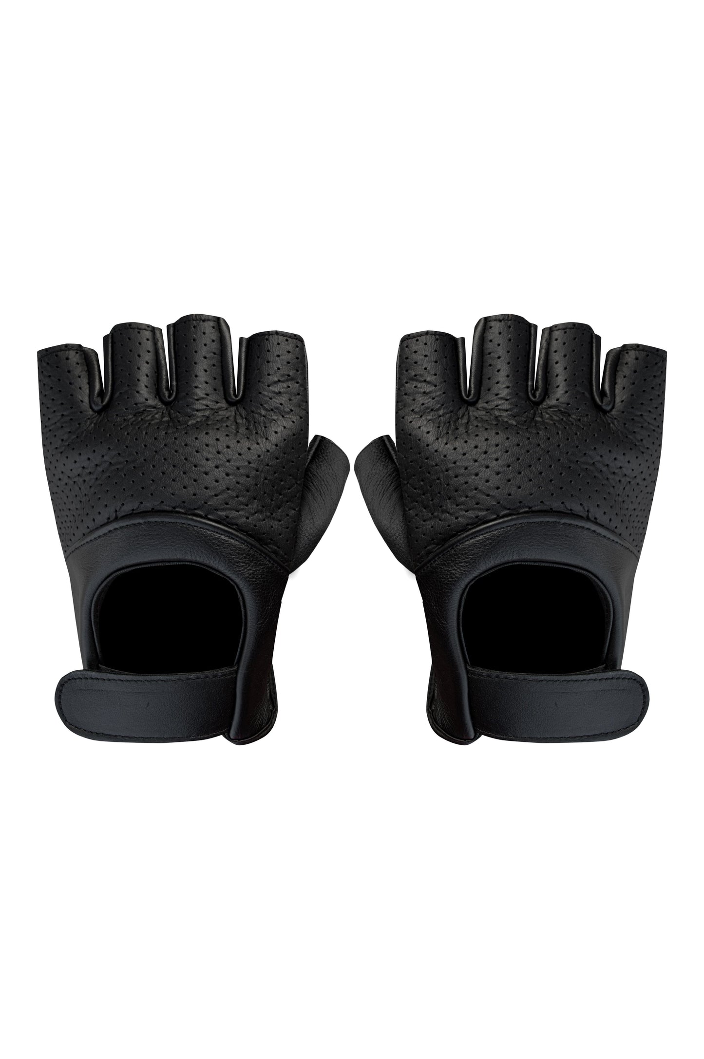 Dream Apparel Black Breathable Gloves Hook & Loop Fastener