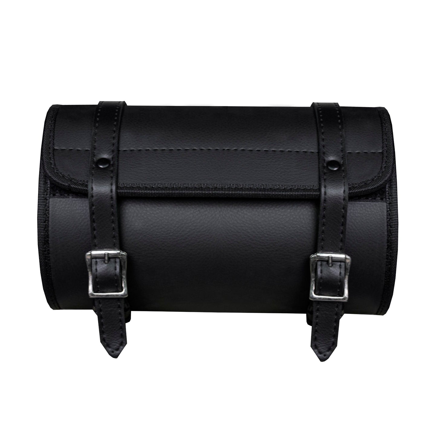 Dream Apparel 10" Plain PVC Motorcycle Tool Bag With 2 Roller Buckle Straps