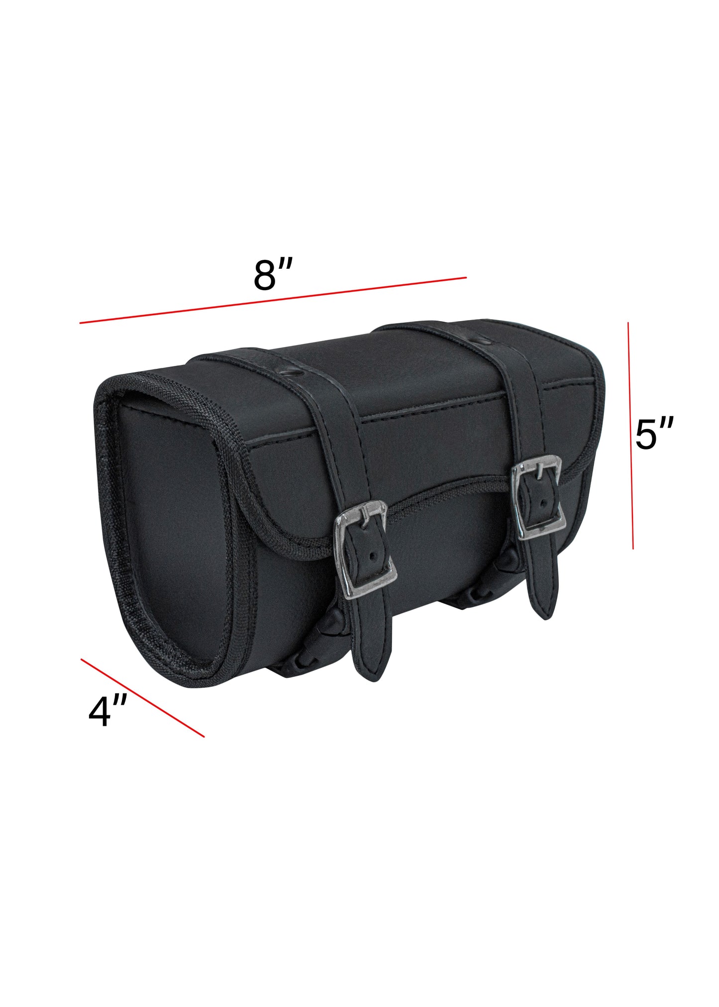 Dream Apparel Motorcycle Tool Bag, Stylish Design Secure Buckle Straps, Universal Fit for Cruiser